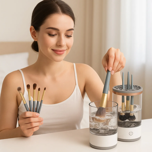 MakeUp Brush Cleaner - Limpiador De Brochas Eléctrico