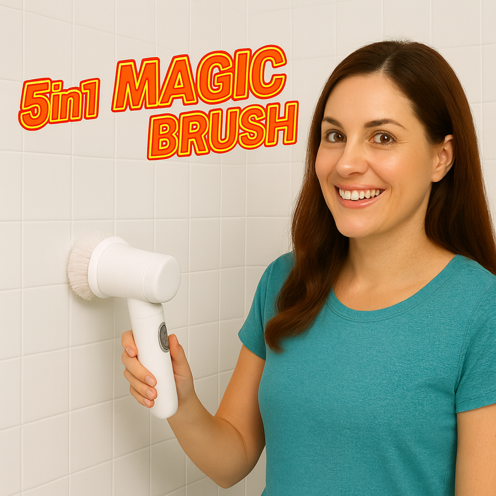 Magic Brush 5 en 1 Cepillo De Limpieza Eléctrico